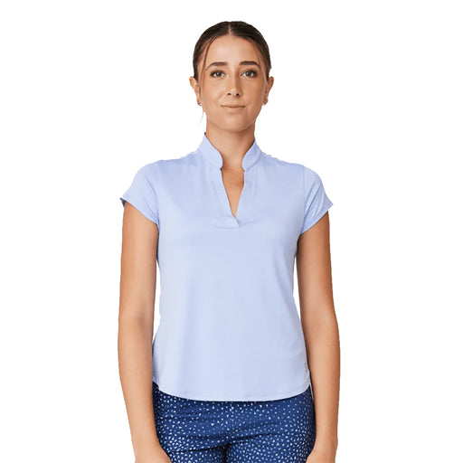 Sofibella Lilac Dream Cap Sleeve Womens Golf Top - Lilac Dream/2X