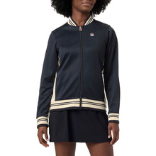 Load image into Gallery viewer, FILA Perf Inconic Settana Womens Tennis Jacket - Black/Angora/L
 - 1