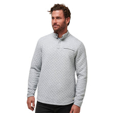 Load image into Gallery viewer, TravisMathew Transatlantic QZ Mens Golf Pullover - Heather Lt Grey/XL
 - 5