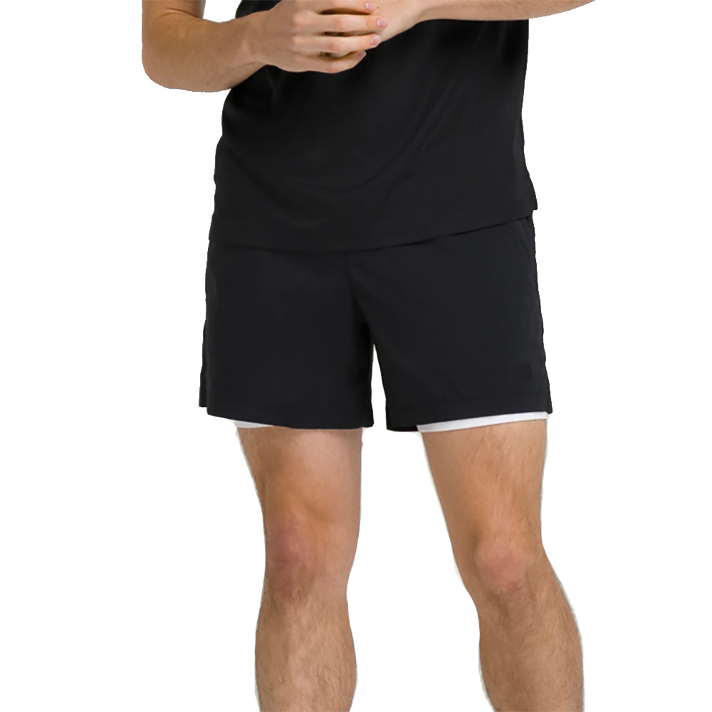 Wilson Volley 6 Inch Black Mens Tennis Shorts - Black/XL