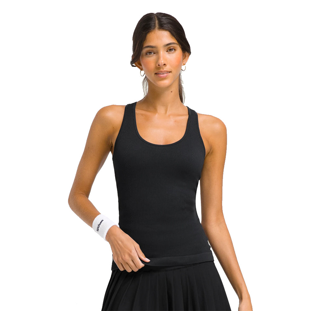 Wilson Everyday Womens Tennis Tank Top - Black/L