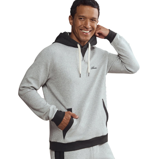 Rhone Heritage Midweight Mens Hoodie - Hthr Gray/Black/L