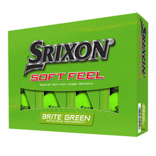 Load image into Gallery viewer, Srixon Soft Feel 14 Brite Golf Balls - Dozen - Brite Green
 - 1