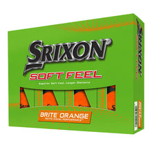 Load image into Gallery viewer, Srixon Soft Feel 14 Brite Golf Balls - Dozen - Brite Orange
 - 4