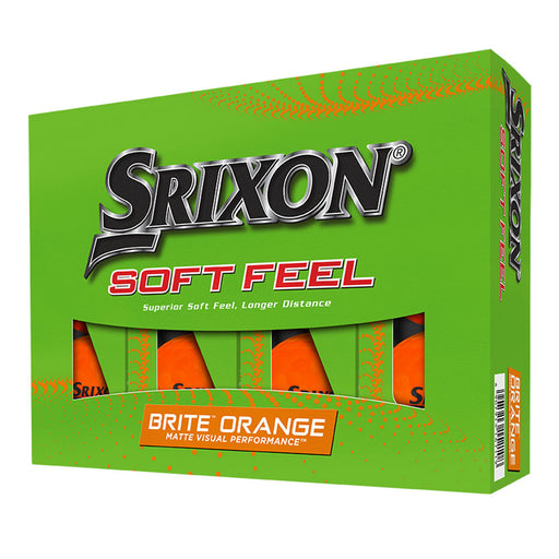 Srixon Soft Feel 14 Brite Golf Balls - Dozen - Brite Orange