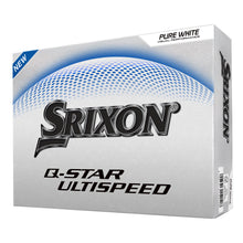 Load image into Gallery viewer, Srixon Q-Star Ultispeed Golf Ball - Dozen - Pure White
 - 1