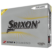 Load image into Gallery viewer, Srixon Z-Star Diamond 3 Golf Balls - Dozen - Pure White
 - 1