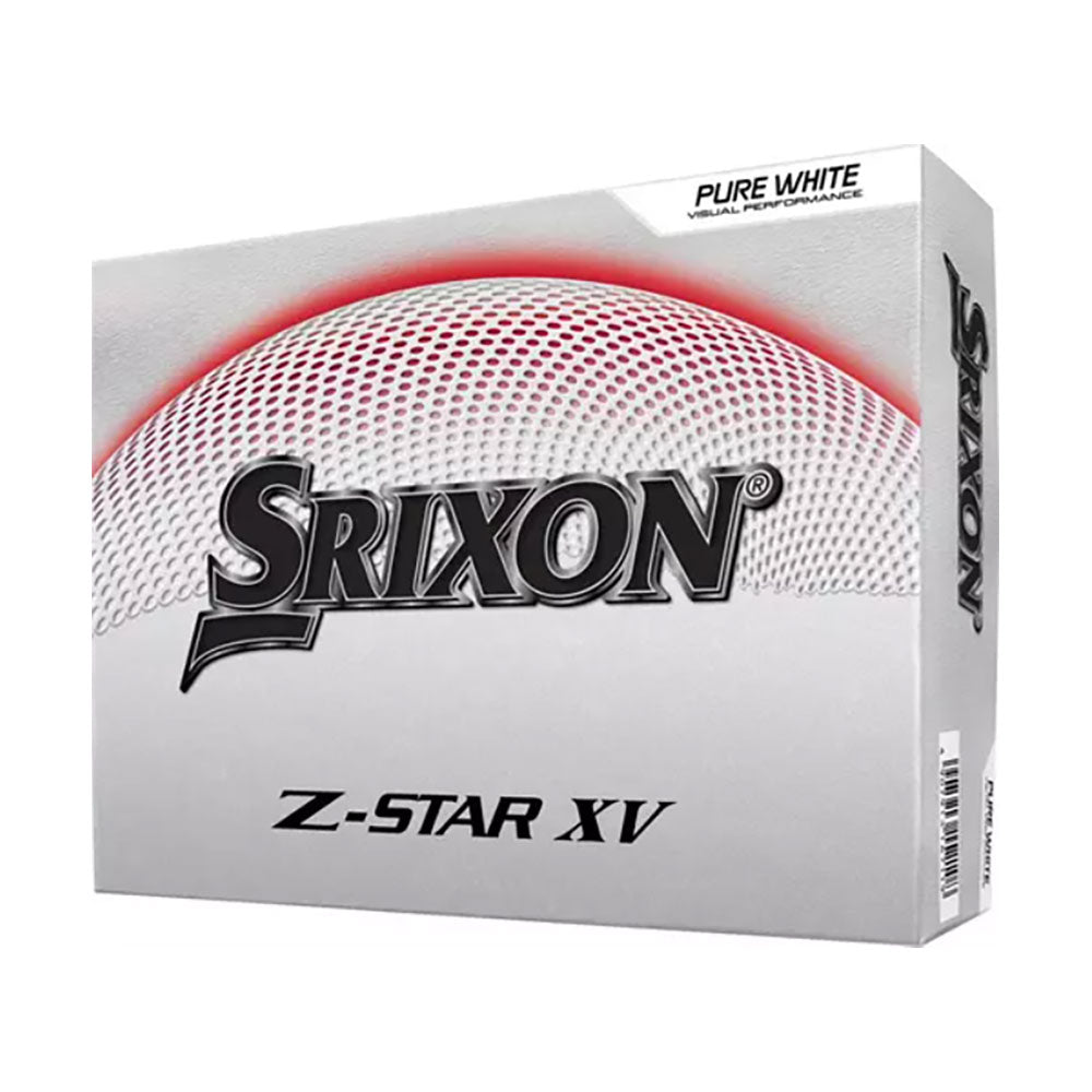 Srixon Z-Star XV9 Golf Balls - Dozen - Pure White