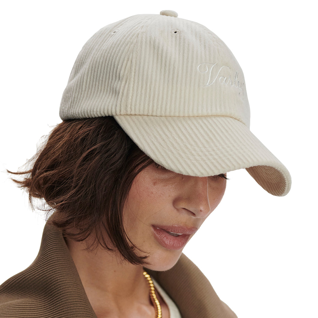 Varley Vickers Soft Cord Womens Cap - Egret/One Size