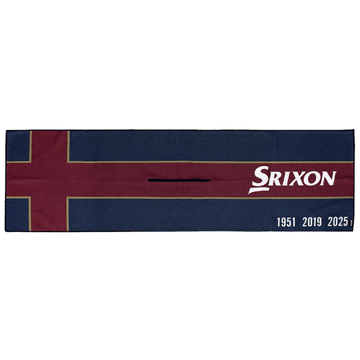 Srixon Limited Edition Open Golf Towel - Red/Blue