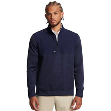 Load image into Gallery viewer, Under Armour Storm Sweaterfleece HZ Mens Golf PO - MID NAVY 410/XL
 - 5