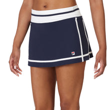 Load image into Gallery viewer, FILA Essentials 13.5 Inch Womens Tennis Skirt - Fila Navy/White/L
 - 3