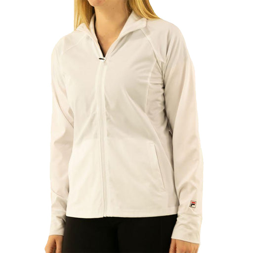 FILA Essentials Track Womens Tennis Jacket - White/XL