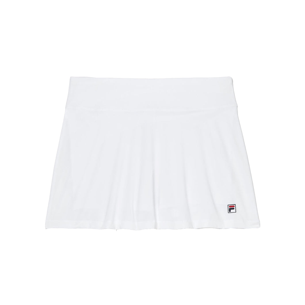 Fila Core A-Line 13.5 Inch Womens Tennis Skirt - White/M