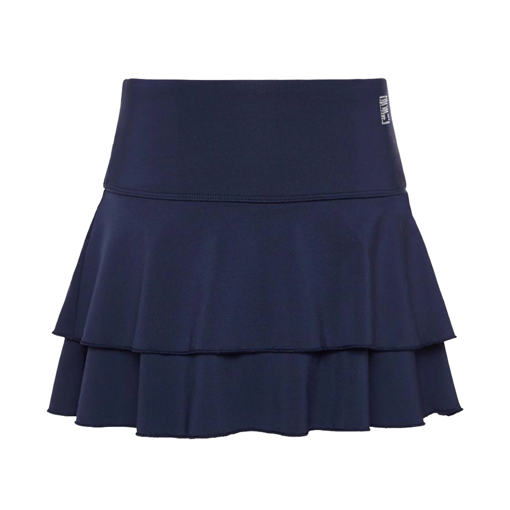 FILA Ruffle Girls Tennis Skirt - Navy/L