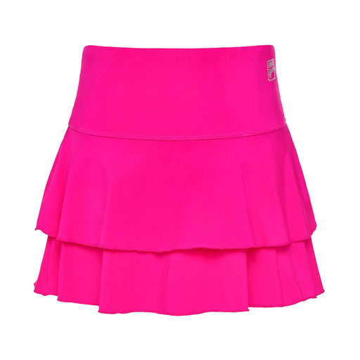 FILA Ruffle Girls Tennis Skirt - Pink Glo/M