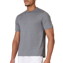 Load image into Gallery viewer, Fila Short Sleeve Crew Mens Tennis Shirt - Varsity Heather/XL
 - 1