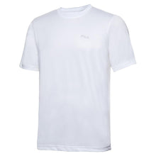 Load image into Gallery viewer, Fila Short Sleeve Crew Mens Tennis Shirt 1 - White/XL
 - 3