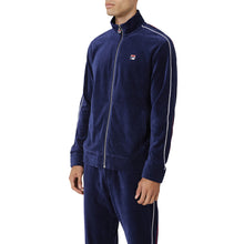 Load image into Gallery viewer, Fila Deverall Velour Mens Tennis Jacket - FILA NAVY 411/XXL
 - 1