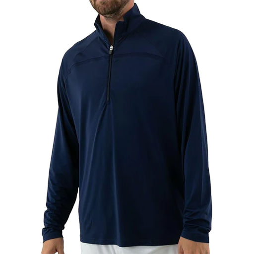 Fila Essentials Half-Zip Mens Tennis Pullover - FILA NAVY 412/XXL