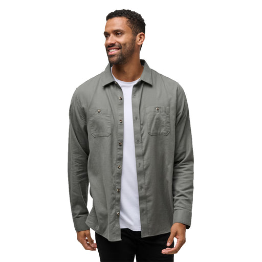 TravisMathew Cloud Mens Flannel - Dark Olive/XL