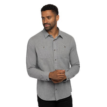 Load image into Gallery viewer, TravisMathew Cloud Mens Flannel - Htr Quiet Shade/XL
 - 5