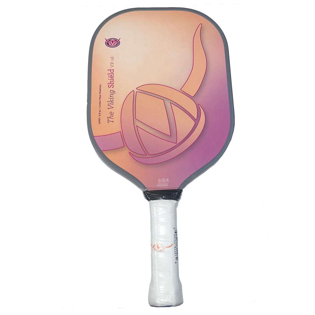 Viking Shield Edge Guard Peach Pickleball Paddle - Peach/4/8.0 OZ