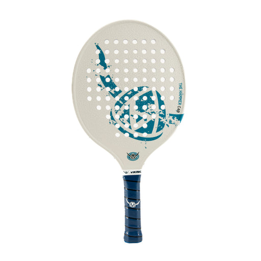 Viking Hammer C40 Platform Tennis Paddle - Off White/Blue/4 1/4/390G