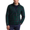 Polo Golf Fleece Half-Zip Golf Tartan Mens Golf Pullover