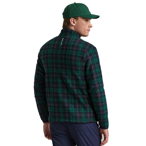Polo Golf Fleece Half-Zip Golf Tartan Mens Golf Pullover - 2