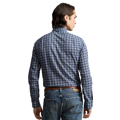 RLX Polo Golf Twill Sport Navy Heather Mens Shirt - 2