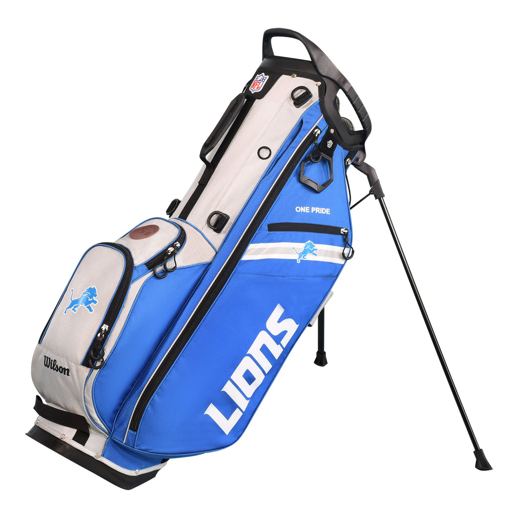 Wilson NFL Detroit Lions Golf Stand Bag - Blue/Silver