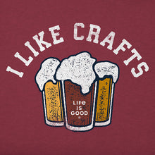 Load image into Gallery viewer, Life Is Good I Like Crafts Long Sleeve Mens Shirt
 - 2