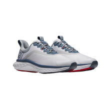 Load image into Gallery viewer, FootJoy Quantum Mens Golf Shoes - White/Blue/Red/D Medium/13.0
 - 1