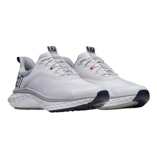 Load image into Gallery viewer, FootJoy Quantum Mens Golf Shoes - White/White/Gry/D Medium/14.0
 - 8
