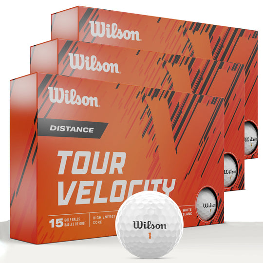 Wilson Tour Velocity Distance Golf Balls - 45 Pack