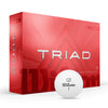 Wilson Triad Golf Balls - Dozen