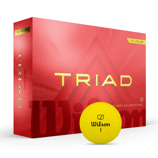 Wilson Triad Golf Balls - Dozen - Yellow