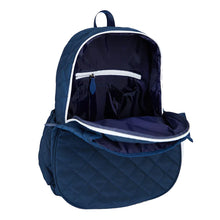 Load image into Gallery viewer, Ame &amp; Lulu Game On Quilted Navy Tennis Backpack
 - 3