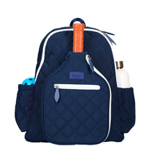 Load image into Gallery viewer, Ame &amp; Lulu Pickleball Time Navy Backpack - Navy/White
 - 1