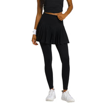Load image into Gallery viewer, Wilson Midtown Skirty Womens Tennis TIght - Black/L
 - 4
