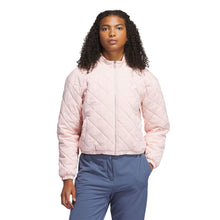 Load image into Gallery viewer, Adidas Golf Go-To Quilted Womens Golf Jacket - Sandy Pink/L
 - 3