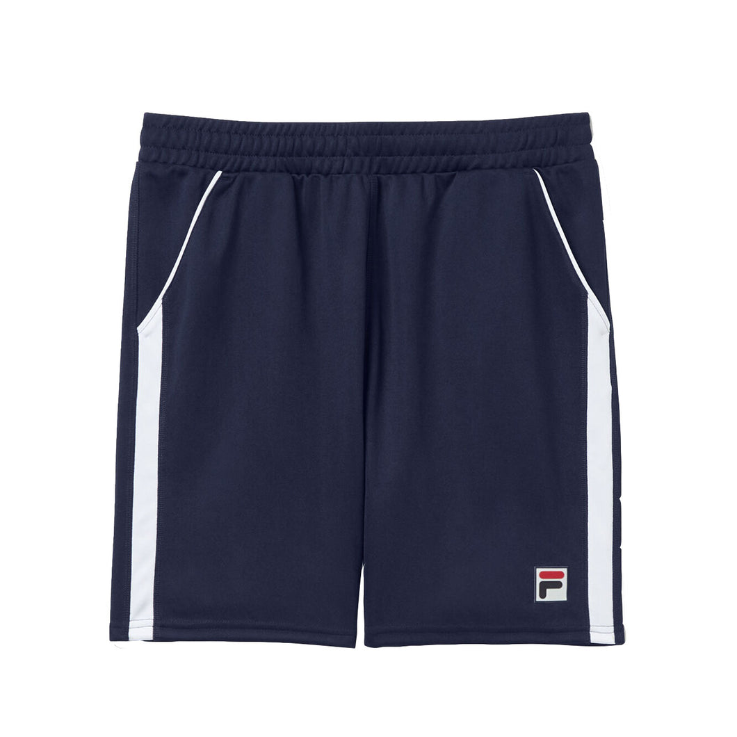 Fila Essentials H Knit 8in Mens Tennis Shorts - 412 NAVY HTHR/XXL