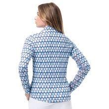 Load image into Gallery viewer, SanSoleil Solcool Print Mock Womens Golf PO
 - 5