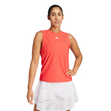 Load image into Gallery viewer, Adidas Match Pro Semi Lucid Red Womens Tennis Tank - Semi Lucid Red/L
 - 1