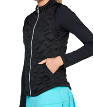 Load image into Gallery viewer, Sofibella UV Staples Quilt Womens Golf Vest
 - 3