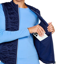 Load image into Gallery viewer, Sofibella UV Staples Quilt Womens Golf Vest
 - 7