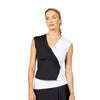 Sofibella Monochrome Cap Sleeve Womens Tennis Tank