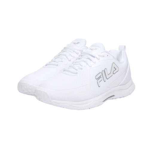 Fila Volley Burst Womens Pickleball Shoes - White/White/B Medium/11.0