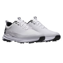 Load image into Gallery viewer, FootJoy Tour Rival Spiked Mens Golf Shoes - White/Black/2E WIDE/11.5
 - 2